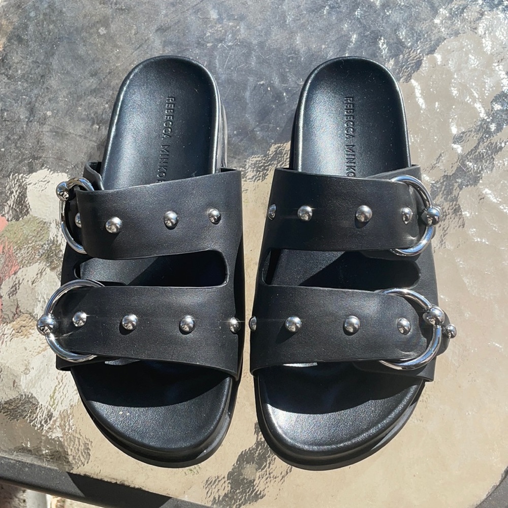 Rebecca Minkoff Black Slides